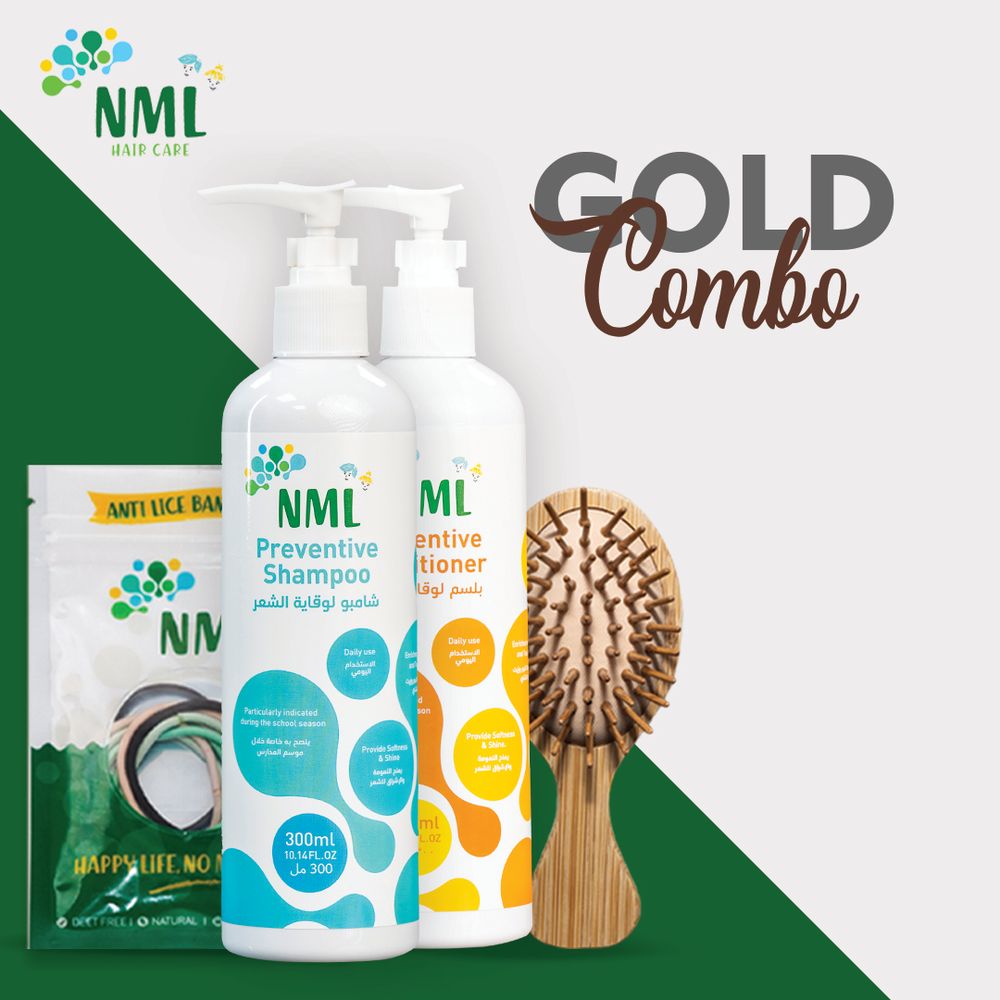 NML - Gold Lice Preventive Combo - Set of 4