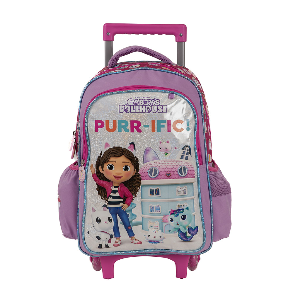 Gabby's Doll House - Trolley Bag - Purple - 16-Inch/41cm
