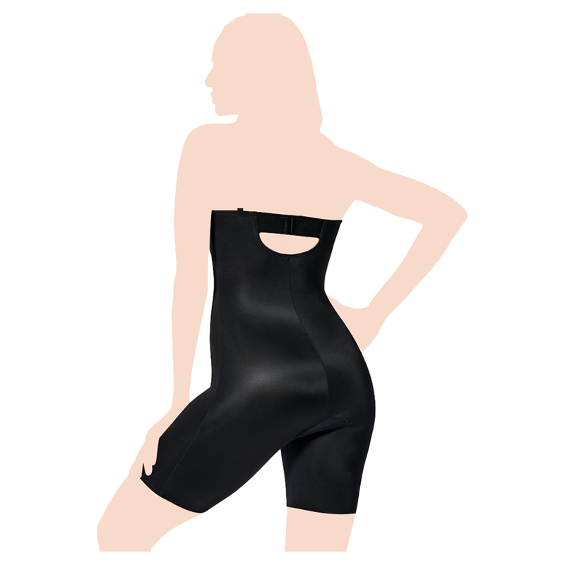 Spanx - Stapless Cuped Mid-Thigh Body Suit - Black
