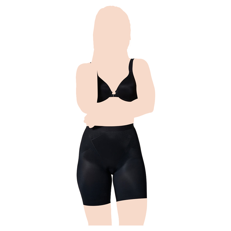 Klynn-Spanx - Mid Thigh Shorts - Black