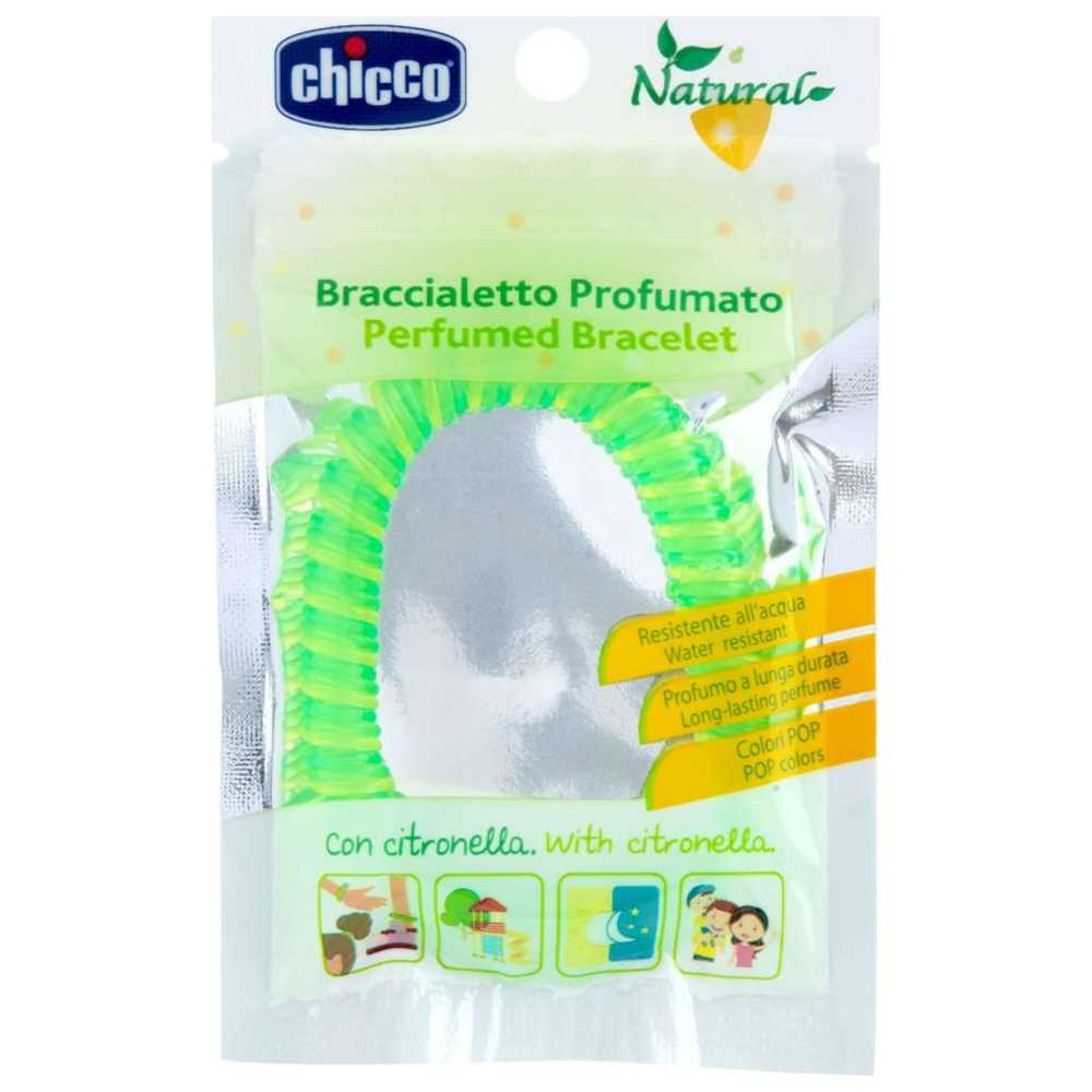 Chicco - Perfumed Bracelets Mosquito Repellant - Color May Vary - 1 Pc