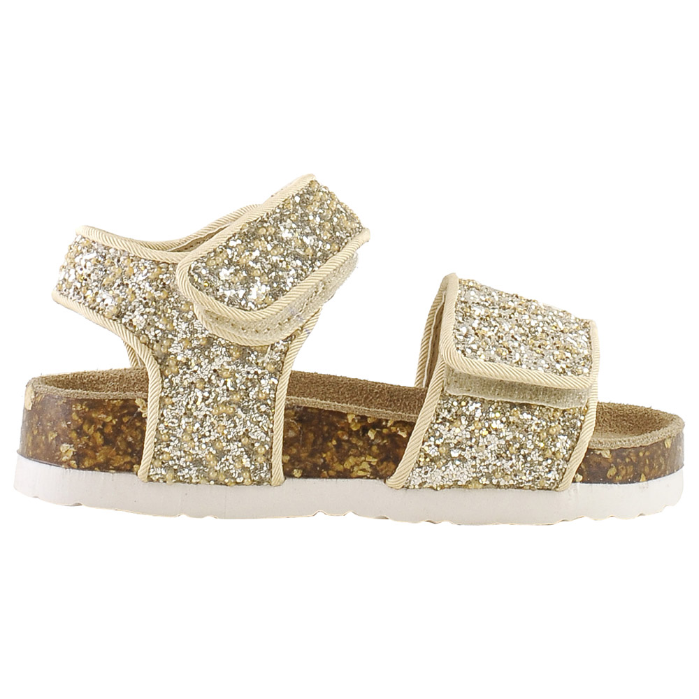كولورز أوف كاليفورنيا - صندل للرضع - بريق ولؤلؤ - زهري ذهبي
