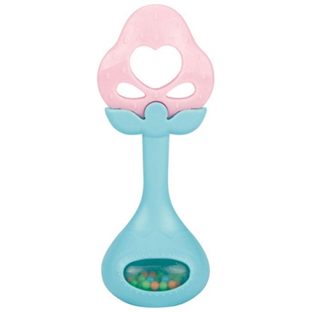 Huanger - Baby Fruit Teether With Rattle - Strawberry