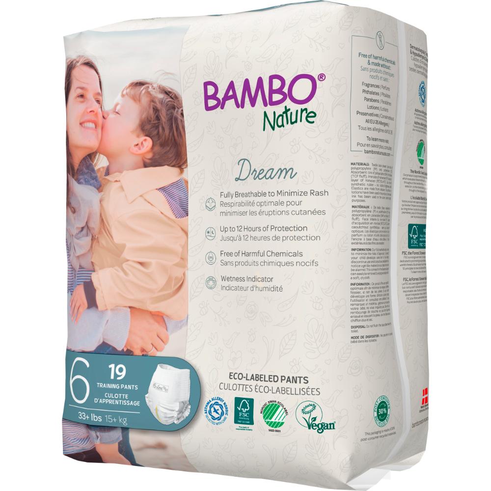 Bambo Nature Eco - Friendly Diapers Pants, Size 6, 15+kg, 19 Pants