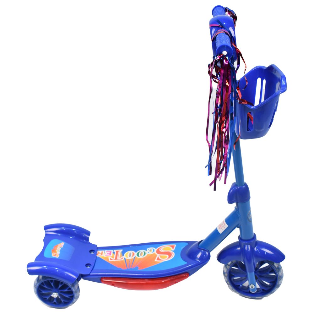 أملا - سكوتر ثلاث عجلات - أزرق