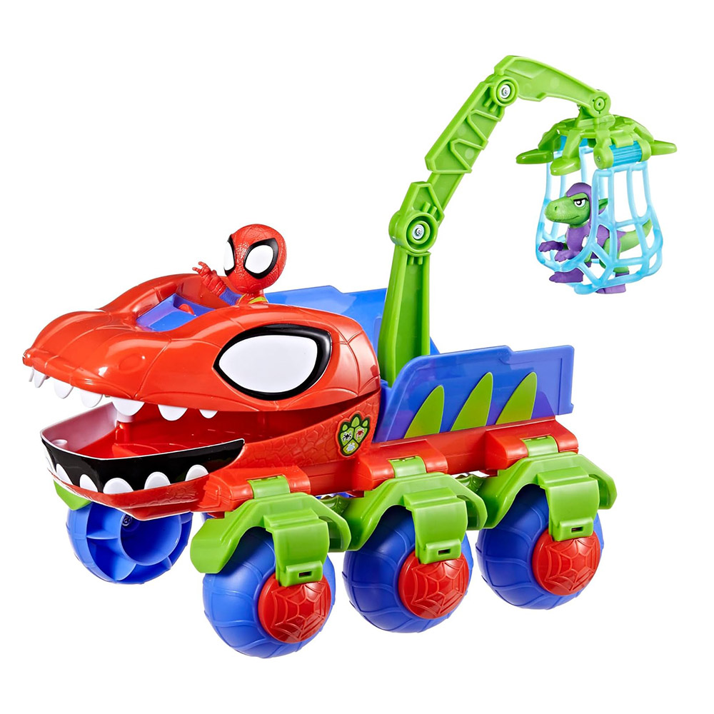 مارفل - مجسم ديناصور ويب مع سبايدرمان - 4 إنش - عدد 3