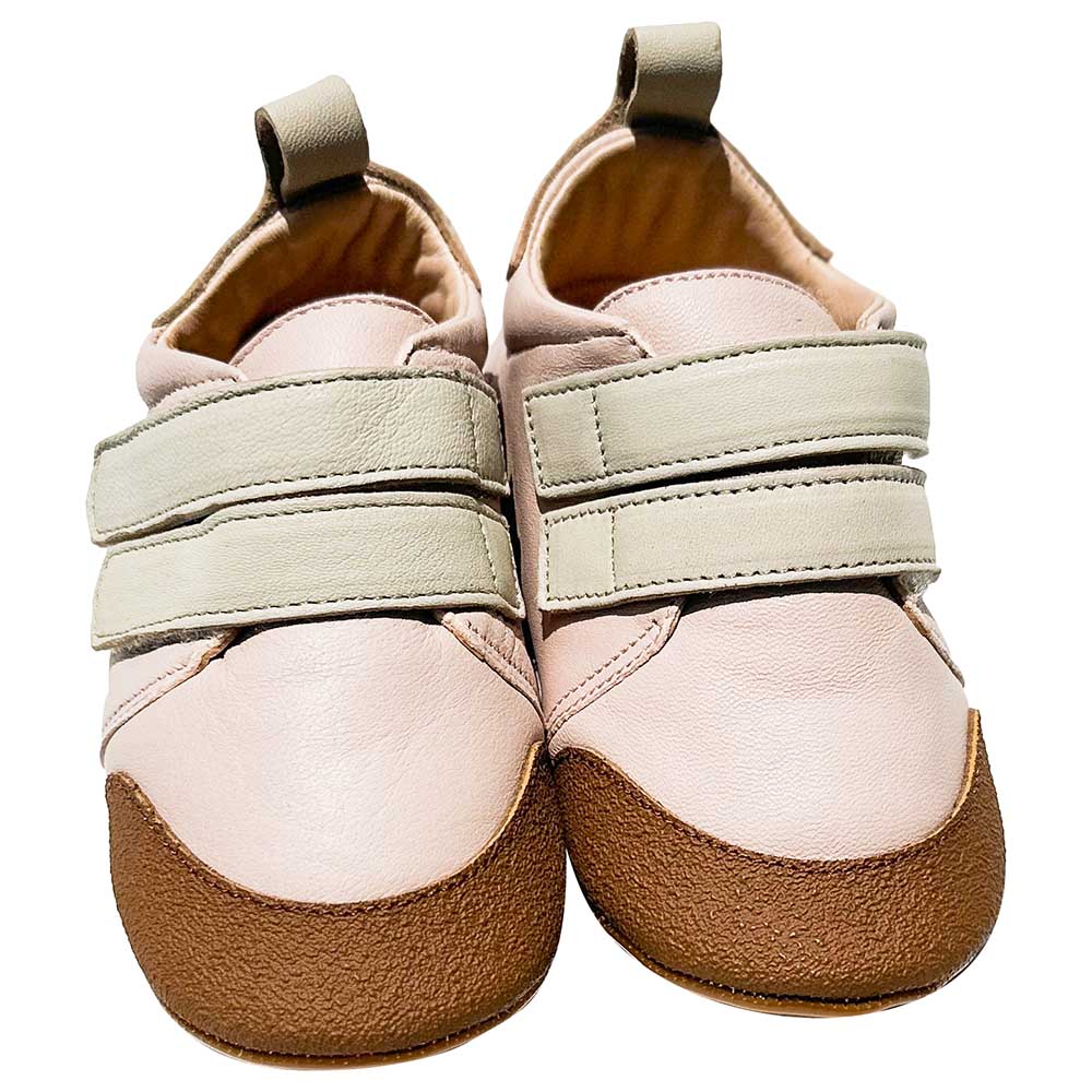 Hob - Zayn Soft Sole Low Top Sneakers - Pale Pink/Beige