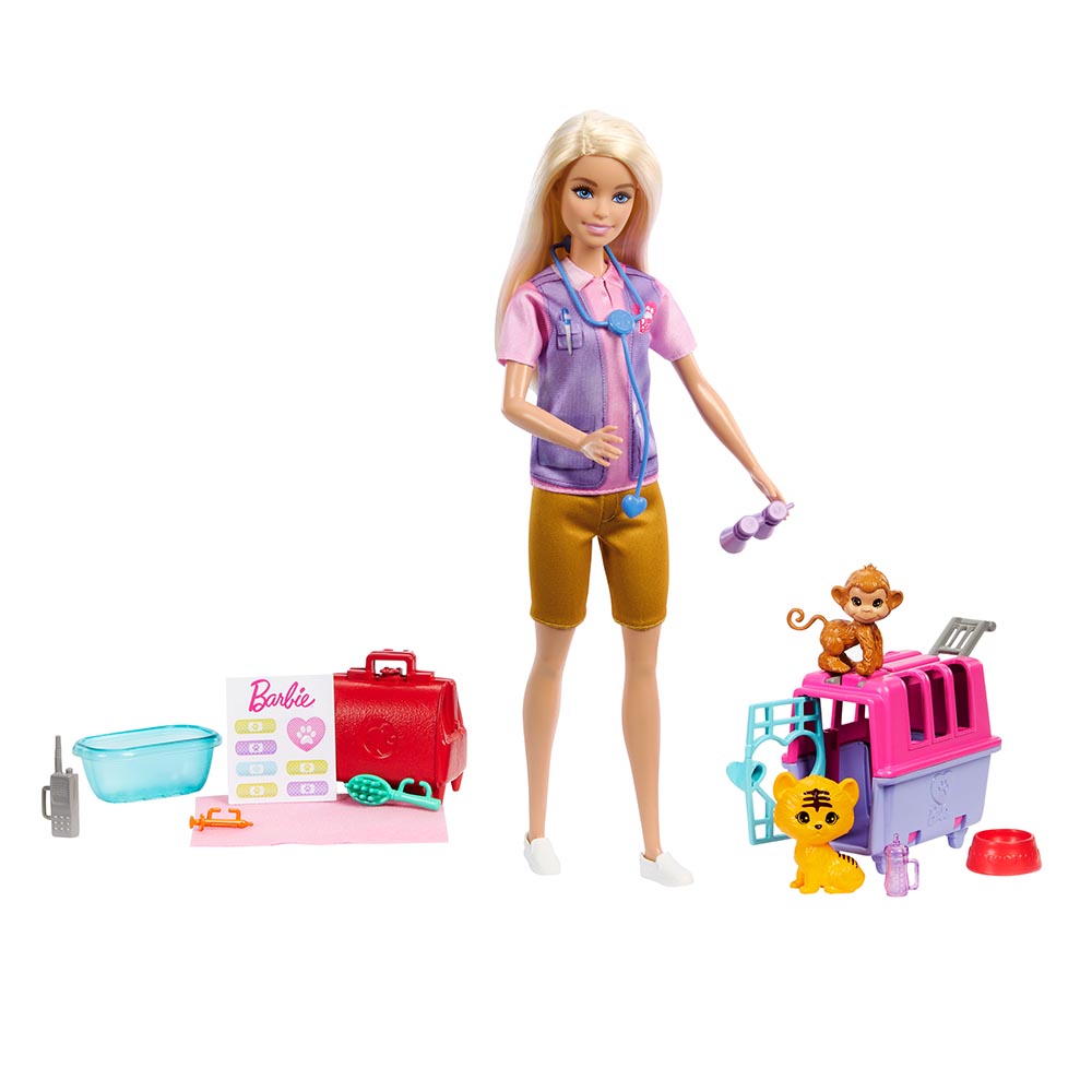 Barbie - Animal Rescue And Recover Playset