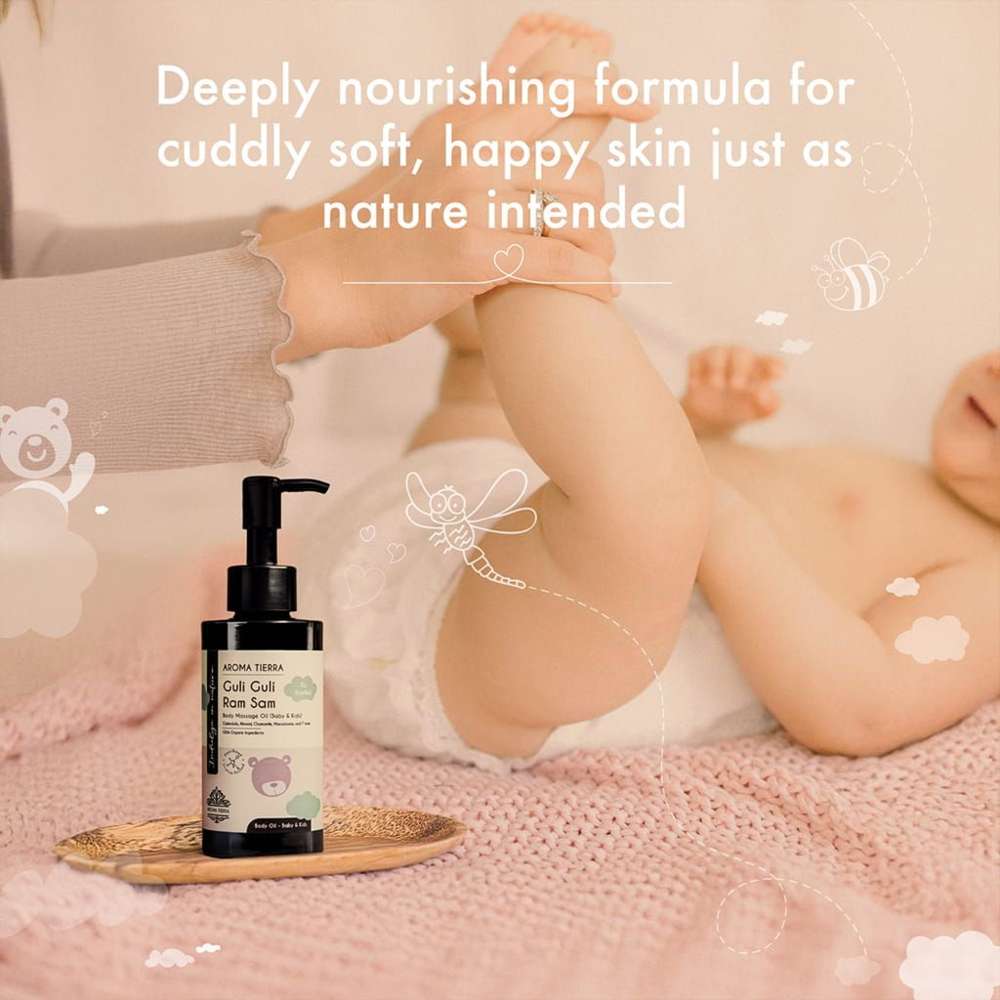 Aroma Tierra - Guli Guli Ram Sam Baby Massage Oil - 100ml