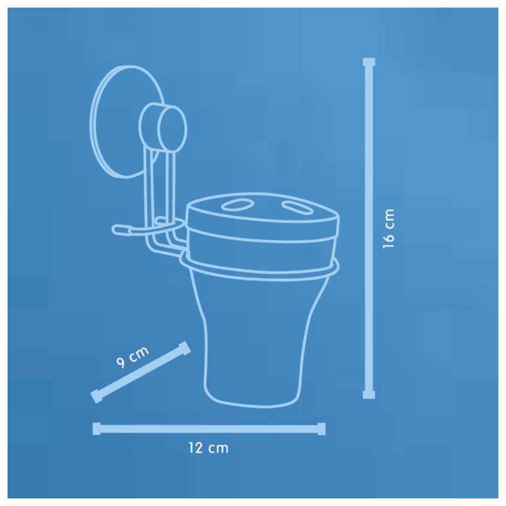 Everloc - Toothbrush Holder, Bathroom Organizering