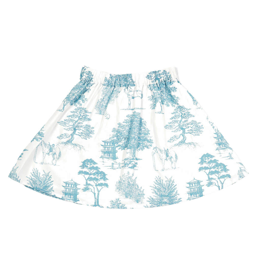 Guess - Girl's Printed Skirt - Running Horses