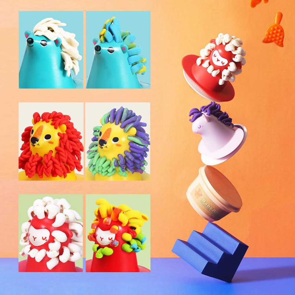 جار ميلو - مجموعة معجون تعليمية - صالون الحلاقة - 15 قطعة