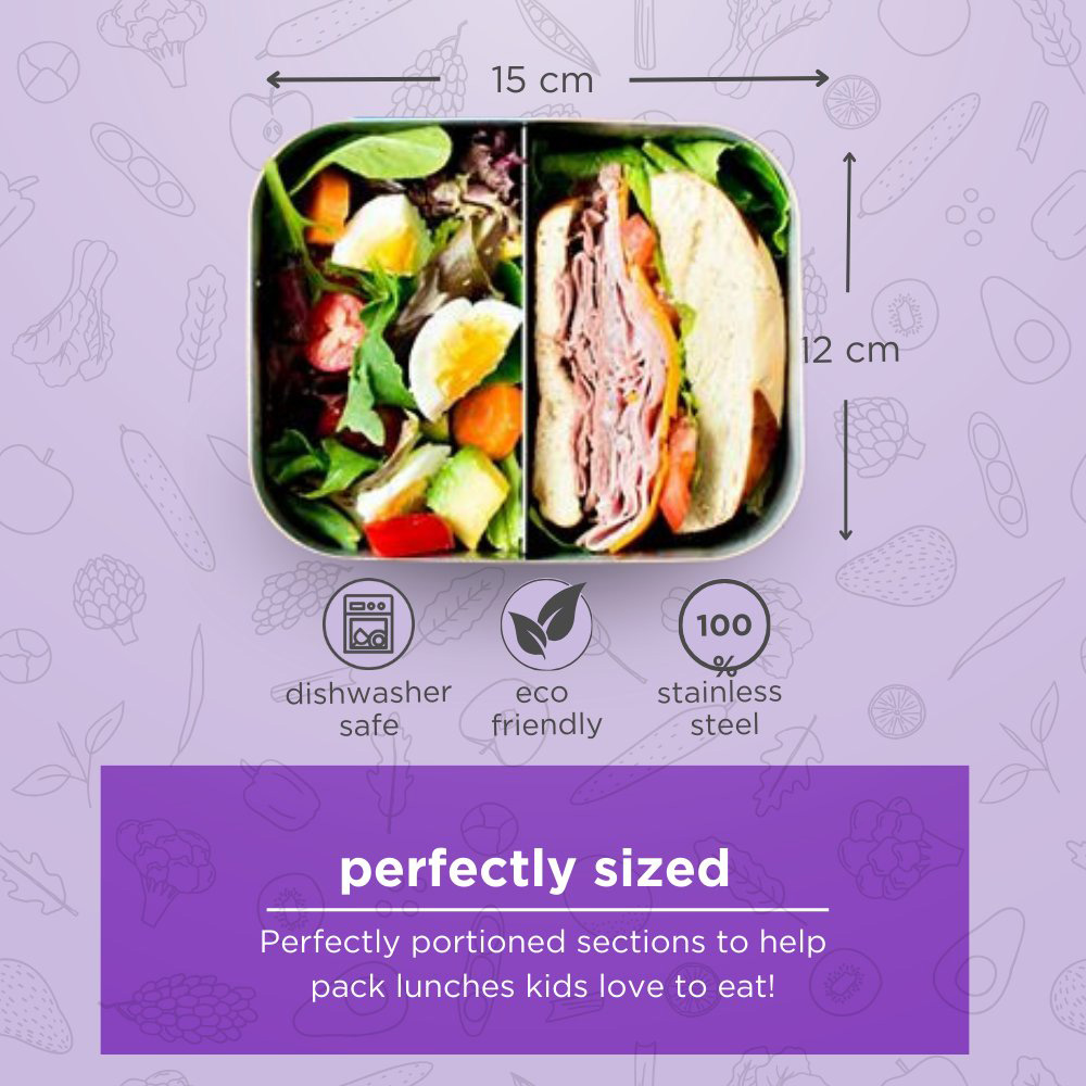 لانشبوتس - صندوق غداء بينتو ديو - 600 مل - اخضر