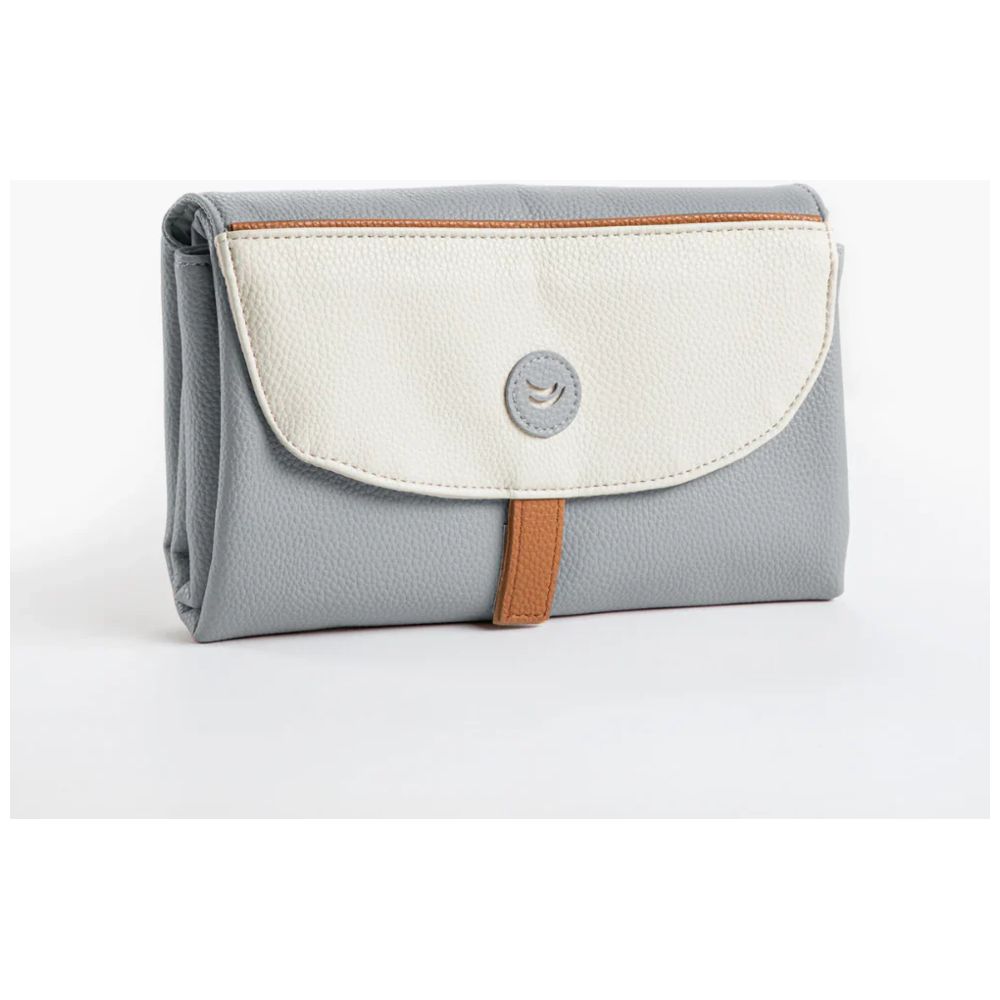 Jikel Diaper Bag With Changing Mat Pacifier and Bottle Storage - Grey