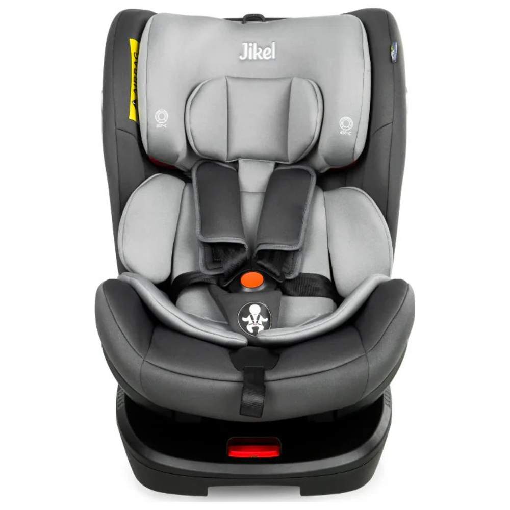 Jikel Saturn Rotating IsoFix All-in-one Car Seat - Grey