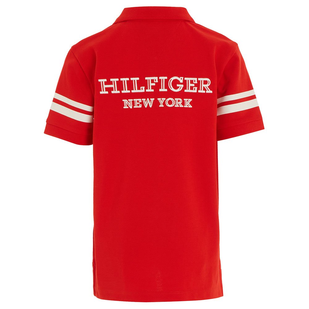 تومي هيلفجر - بولو كم قصير - أحمر
