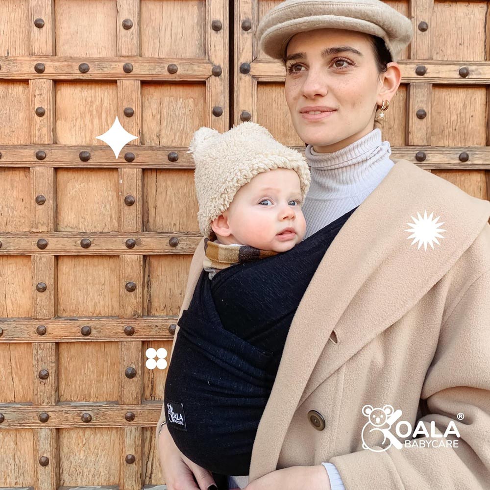 Koala Babycare - Cuddle Band Sling Baby Carrier - Black