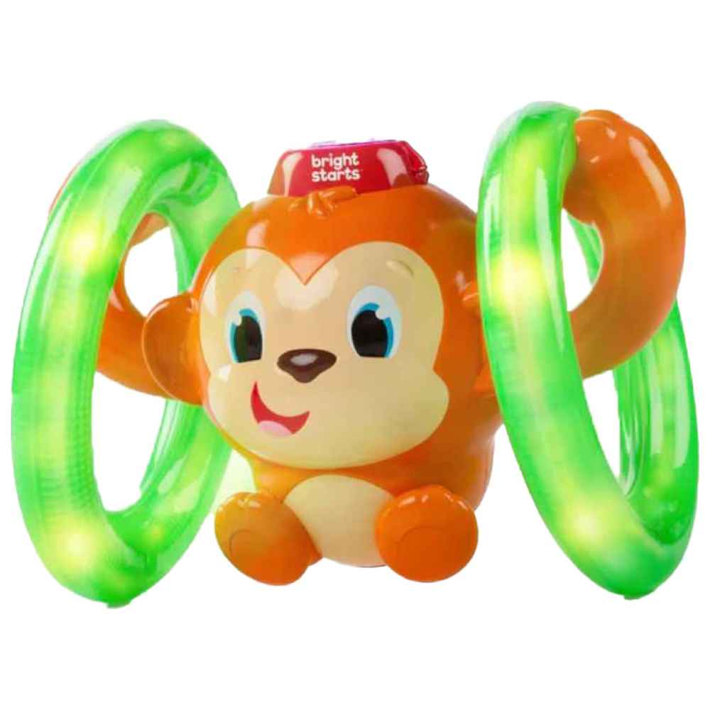 Bright Starts - Lights, Lights Baby Roll & Glow Monkey