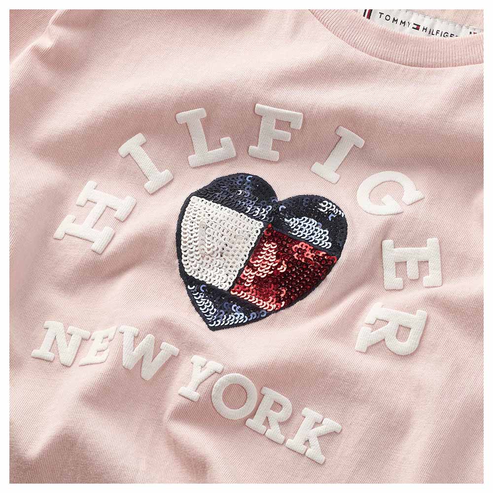 تومي هيلفيغر - تيشيرت كم قصير - ترتر - هيلفيغر - زهري