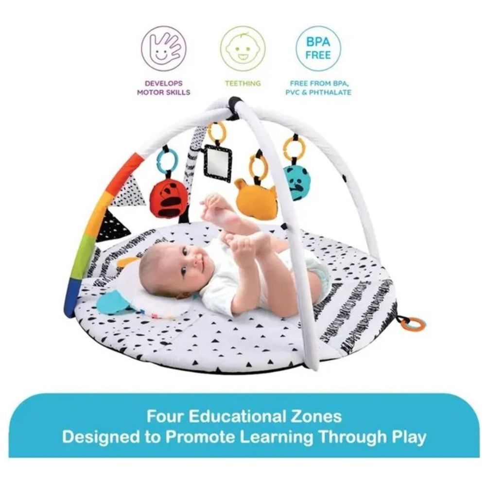 ليتل ليرنرز - سجادة لعب بطابع الباندا  مع 15 لعبة