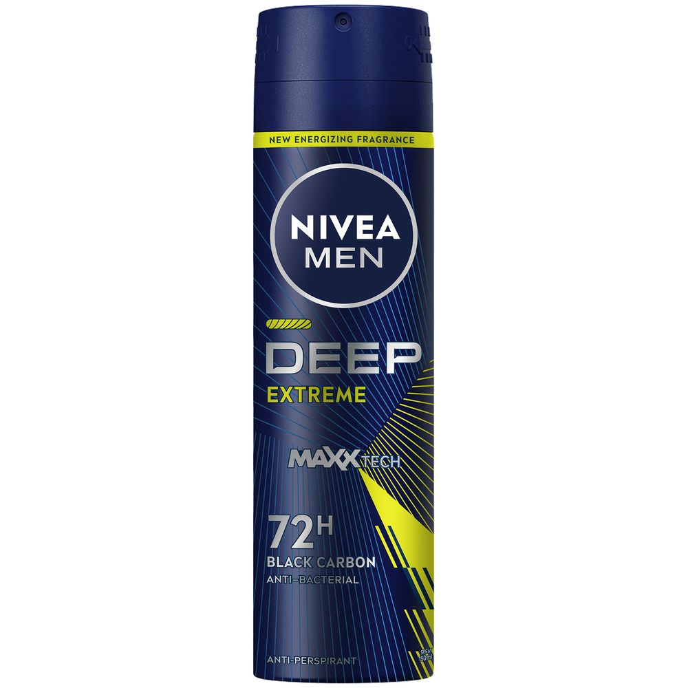 نيفيا - بخاخ مزيل التعرق ديب إكستريم ماكس تيك للرجال - 150 مل