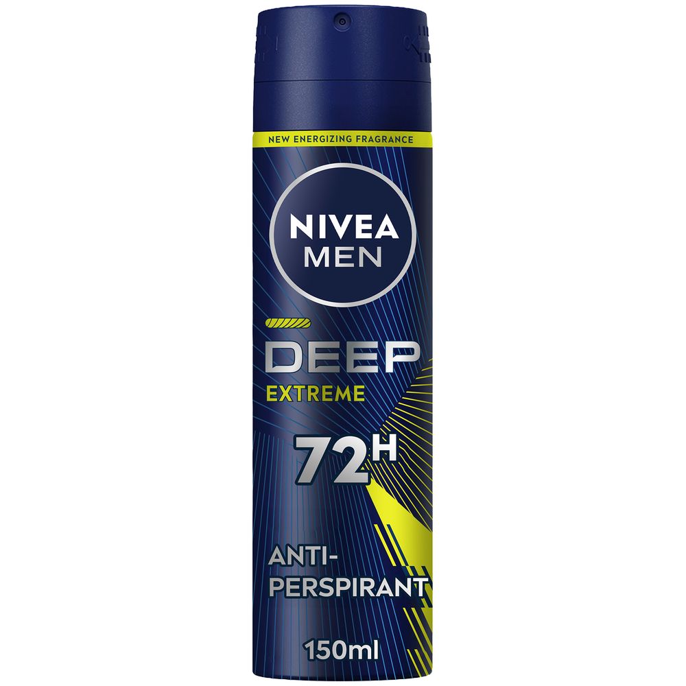 نيفيا - بخاخ مزيل التعرق ديب إكستريم ماكس تيك للرجال - 150 مل