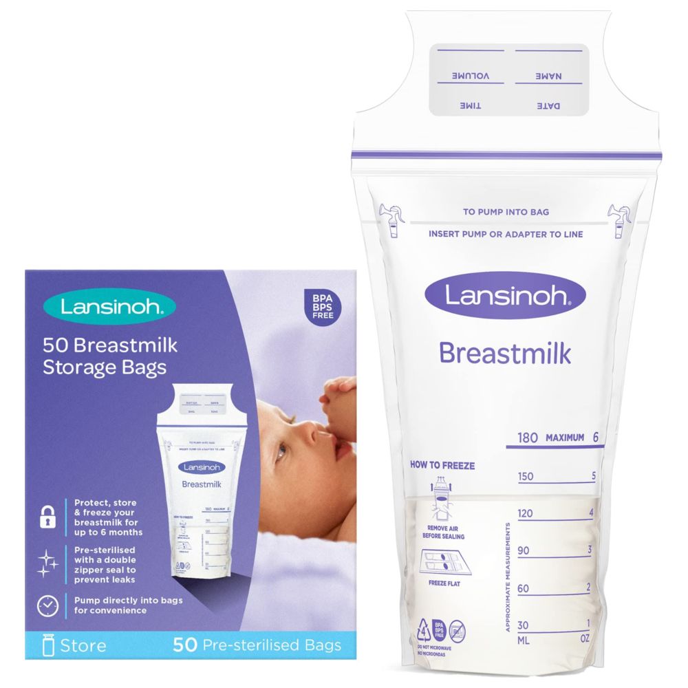 Lansinoh - Breastmilk Storage Bags - Pack of 50