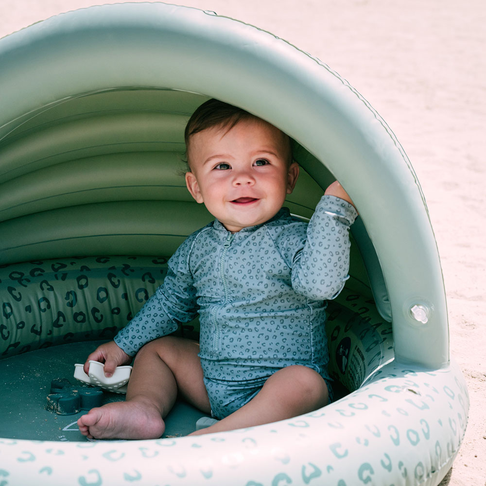 Swim Essentials - Leopard Baby Swimsuit - Green