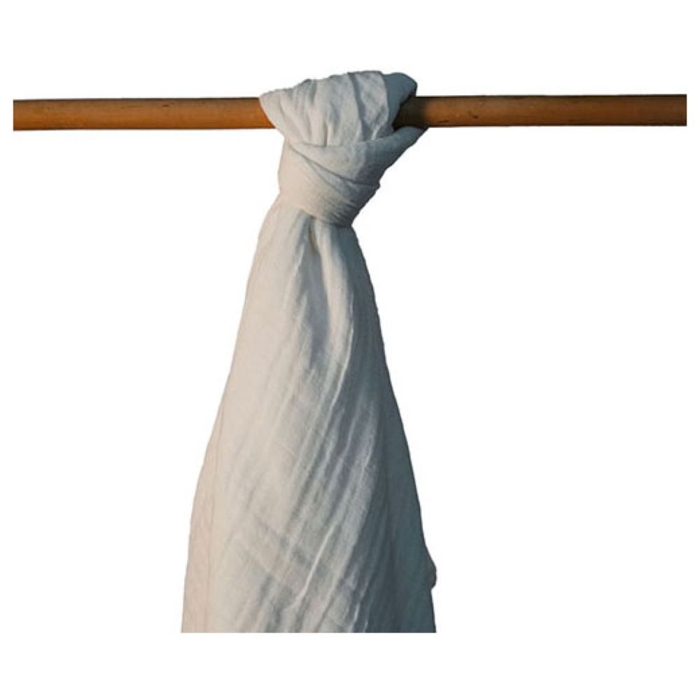 Little Moon - Organic Cotton Swaddle - White