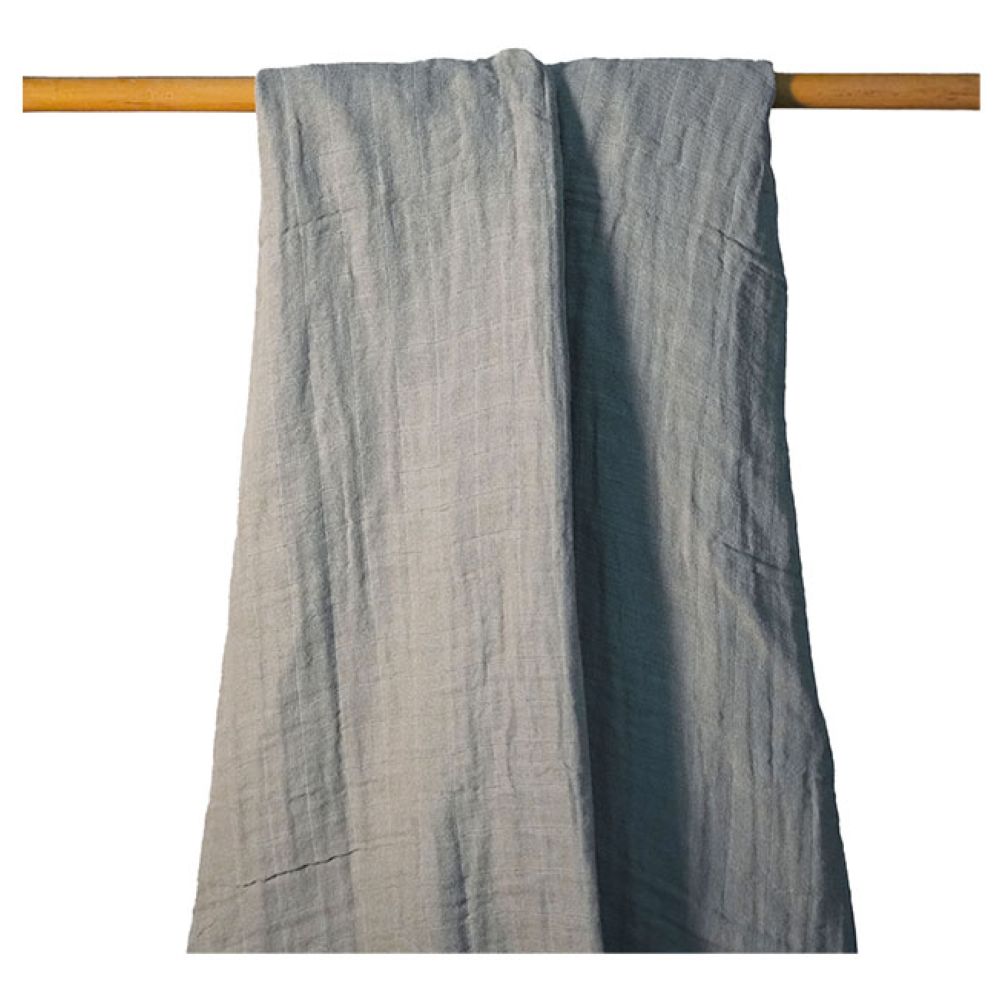 Little Moon - Organic Cotton Swaddle - Grey