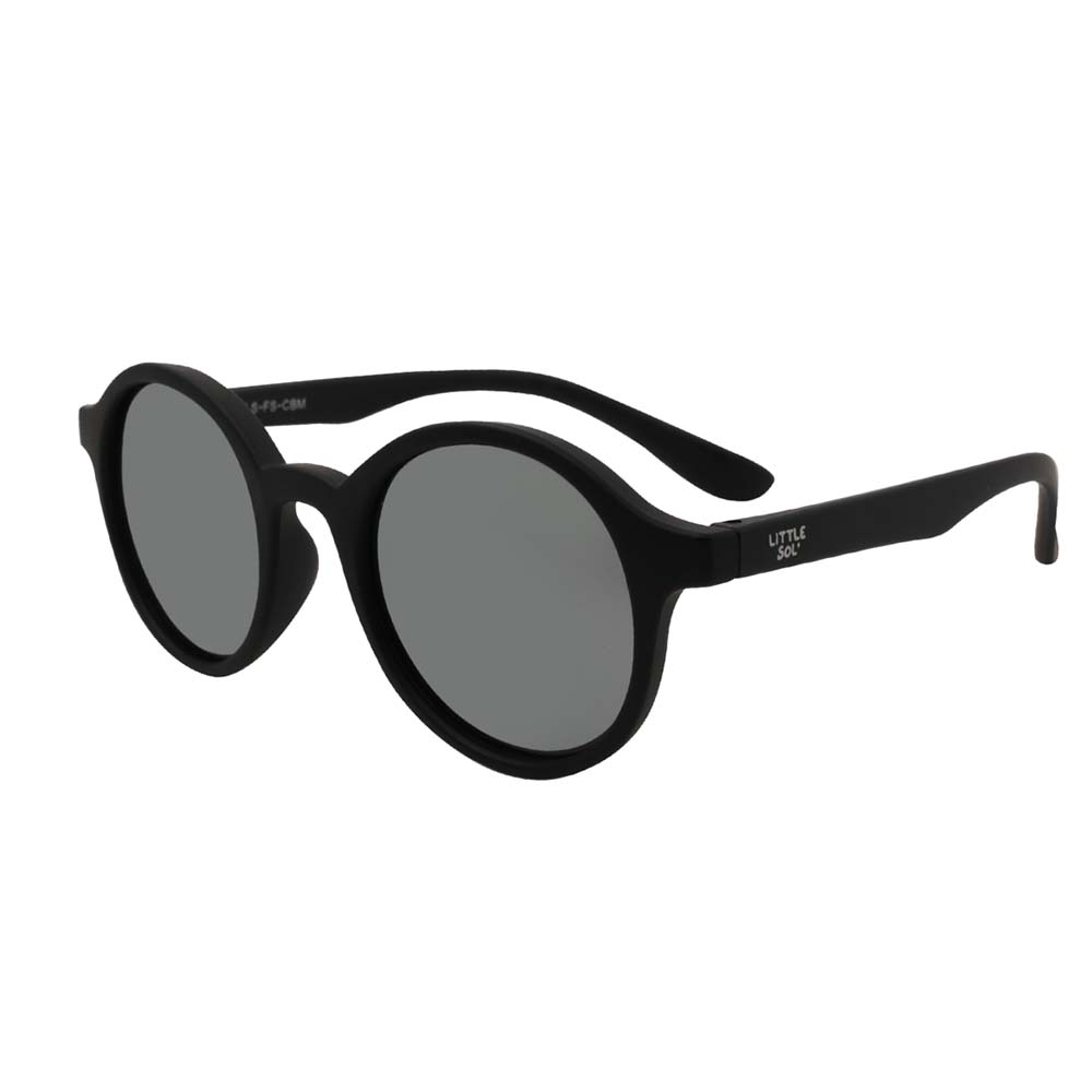 Little Sol+ - Cleo Mirrored Kids Sunglasses - Black