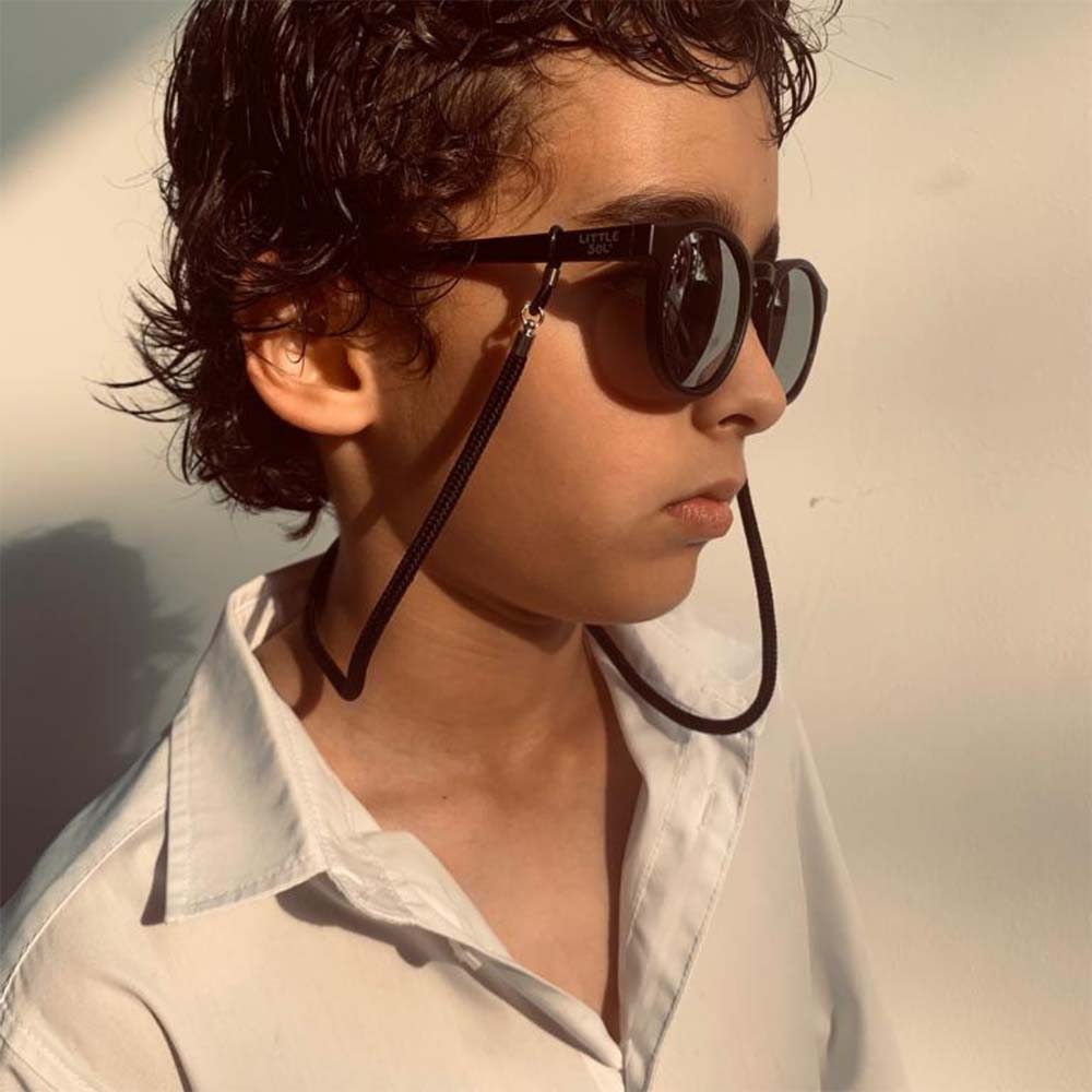 ليتل سول+ - شريط النظارة الشمسية - أسود عقيقي