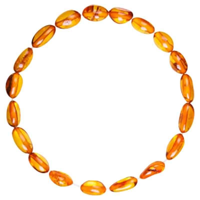 Made by Nature - Premium Amber Adult Bracelet - Caramel Beans
