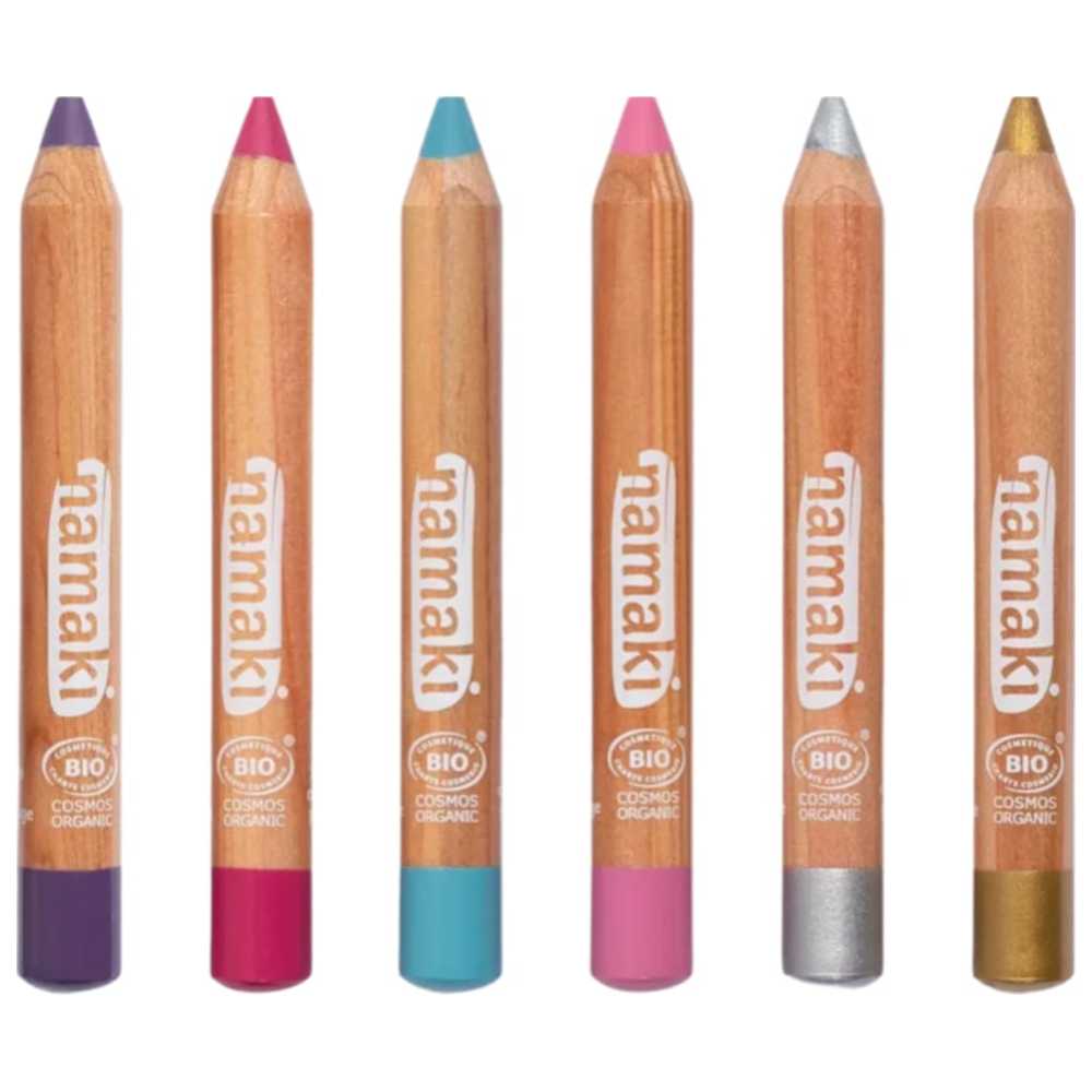 Namaki - Organic Face Paint Pencils - Enchanted Worlds - Set of 6