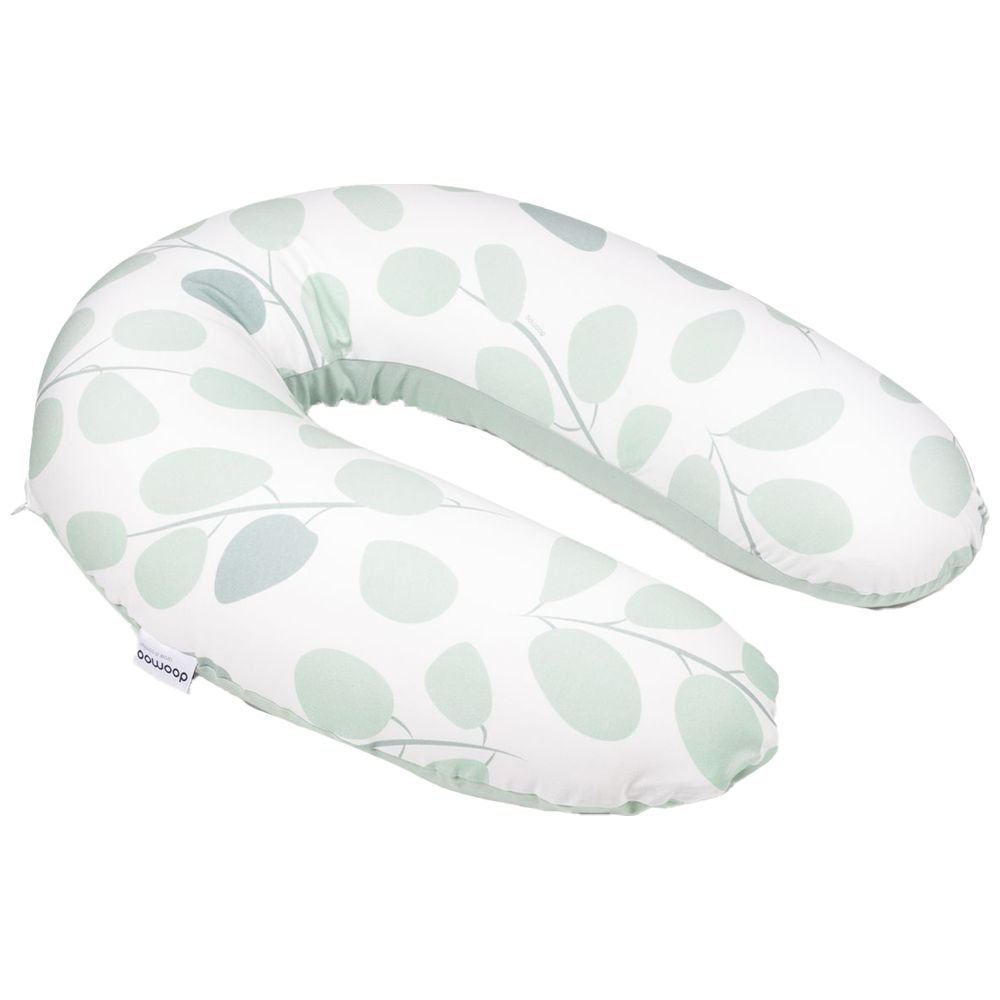 Doomoo - Buddy Multi-functional Pillow - Leaves Aqua Green