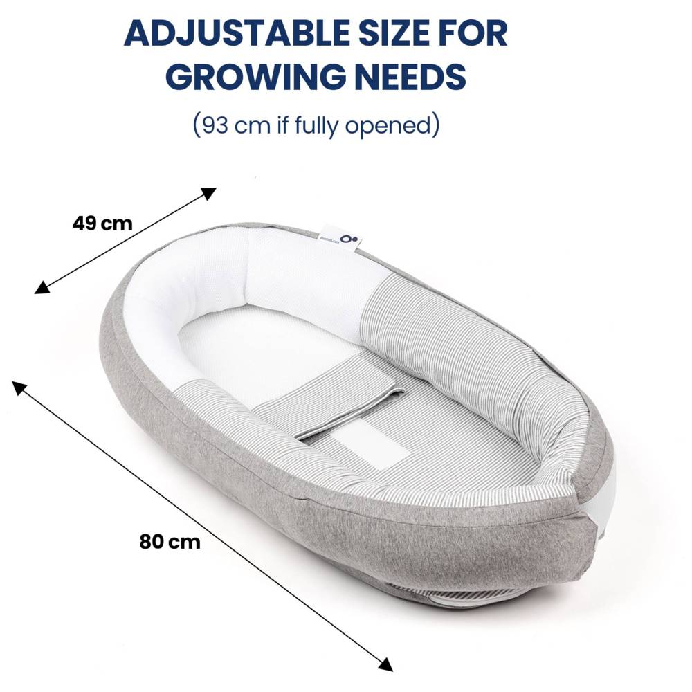 Doomoo - Cocoon Baby Nest - Classic Grey