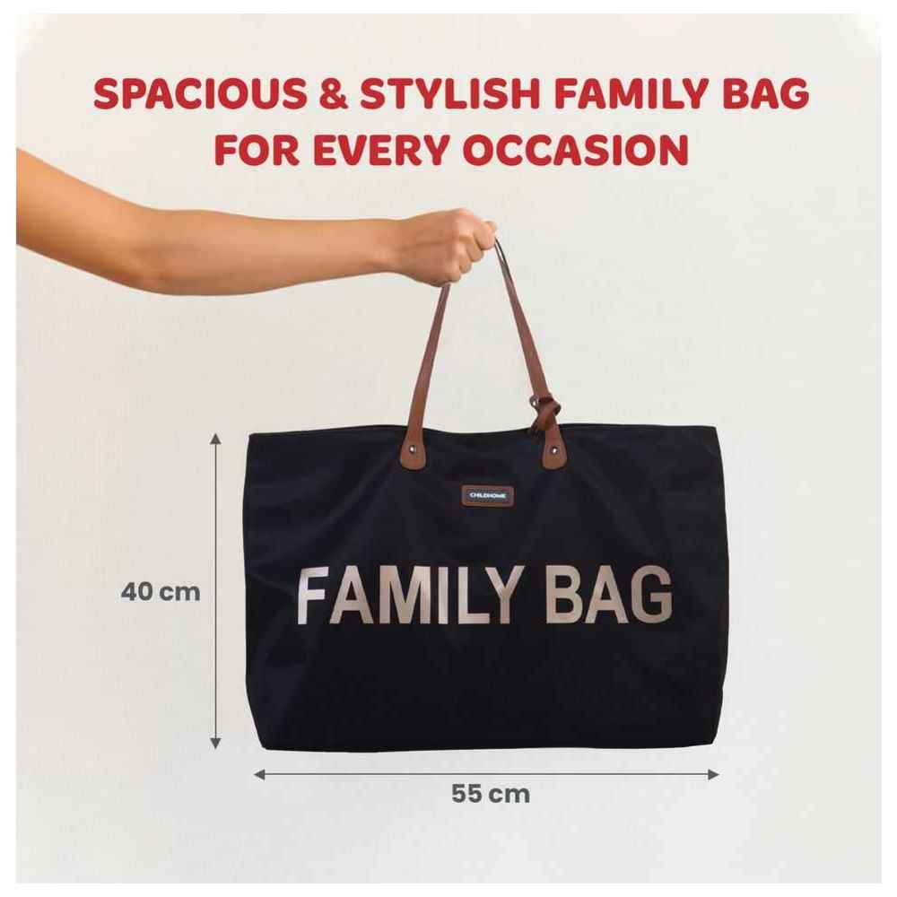 Childhome - Family Bag - Black/Gold