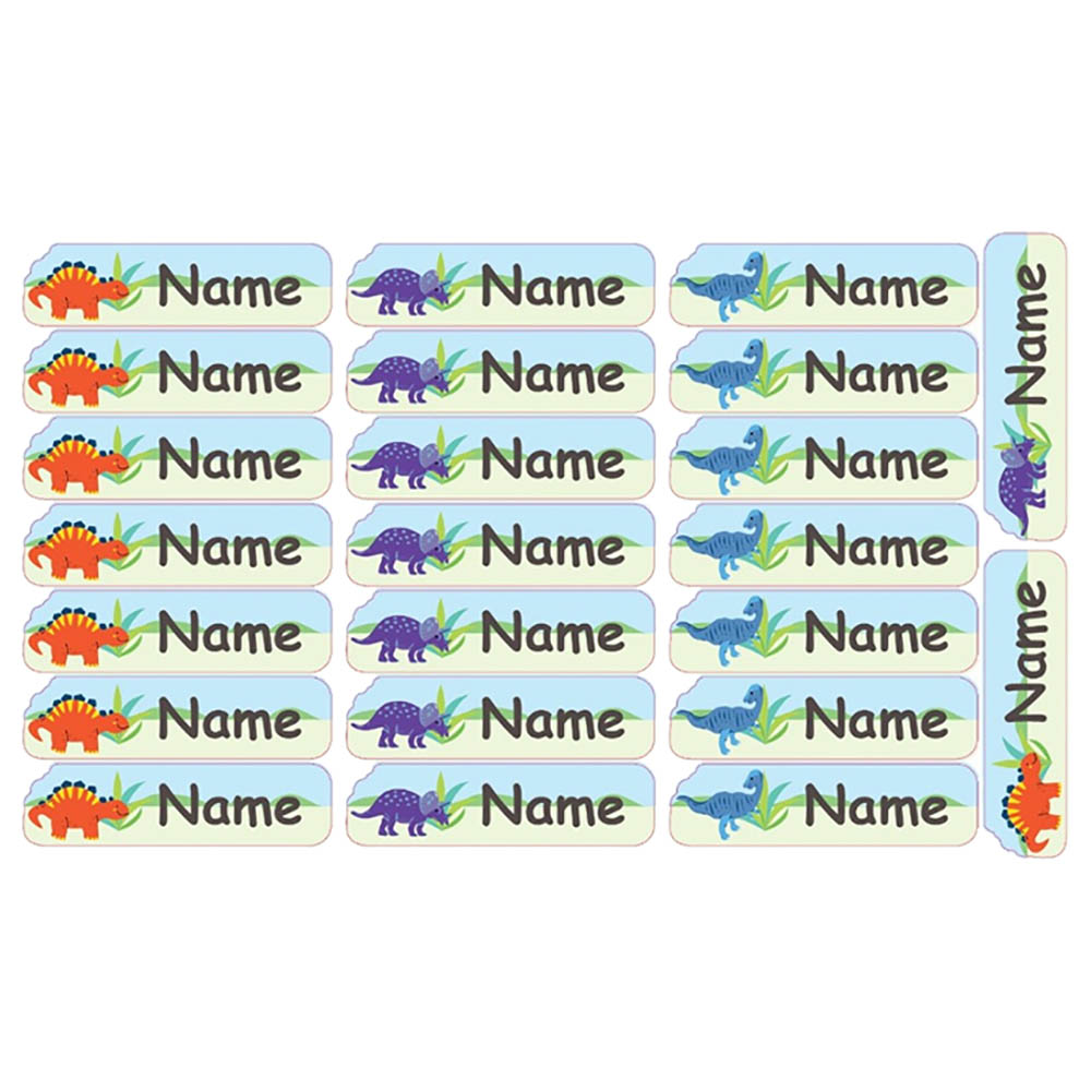Mylabels - Personalized Labels - Smiling Dino - Pack of 30 - Large