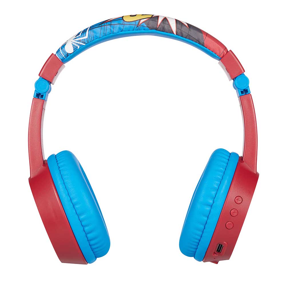 Volkano - Padded Bluetooth Headphones - Marvel Spiderman