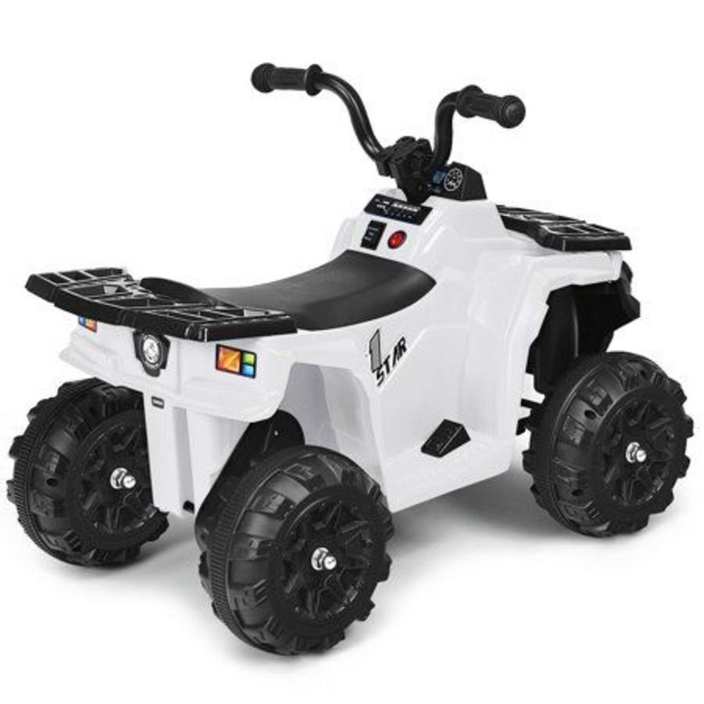 Myts - Mini ATV Kids Ride-On Quad Bikes - White - 6 V