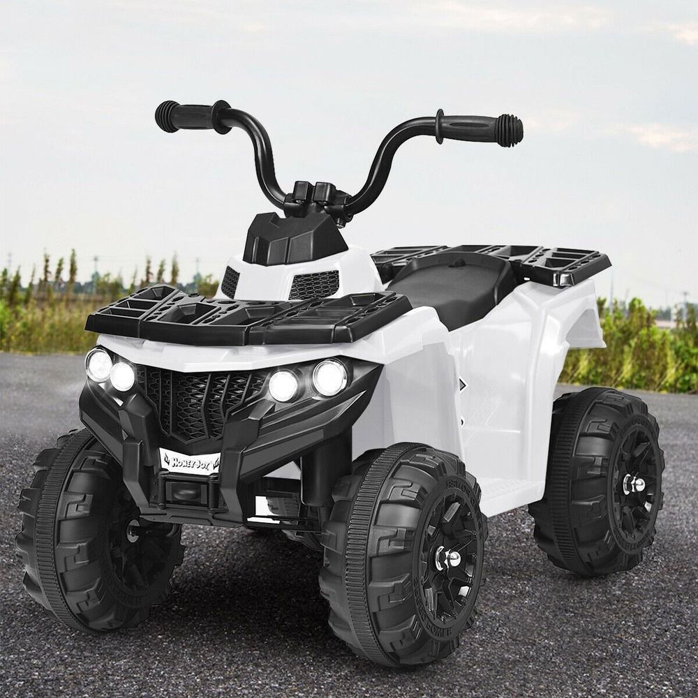 Myts - Mini ATV Kids Ride-On Quad Bikes - White - 6 V