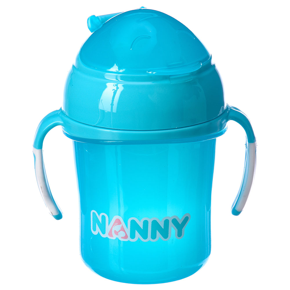 Uniq Kidz - Baby Training Sippy Cup With Straw & Handle - Blue