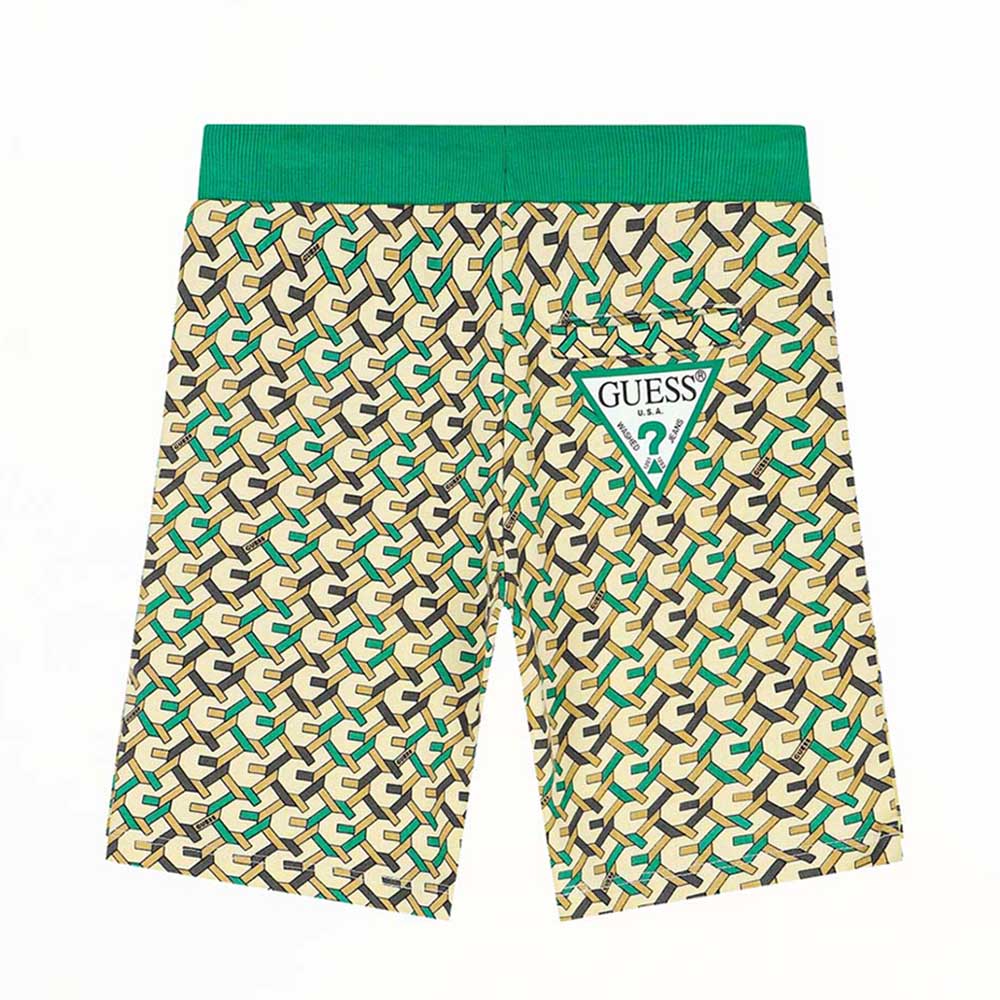 غيس - شورت رياضي مطبوع للأولاد - شعار غيس