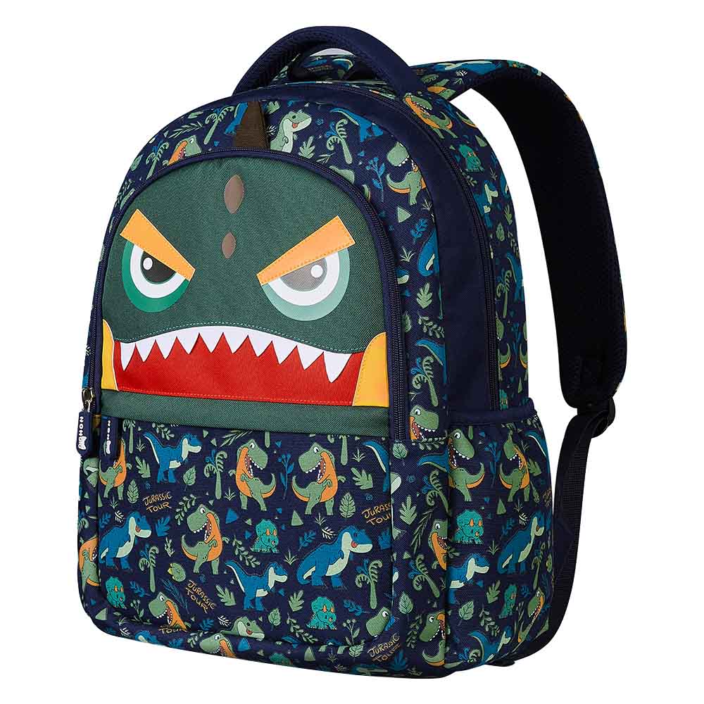 Nohoo - Dino School Backpack - Green - 16-Inch/41cm
