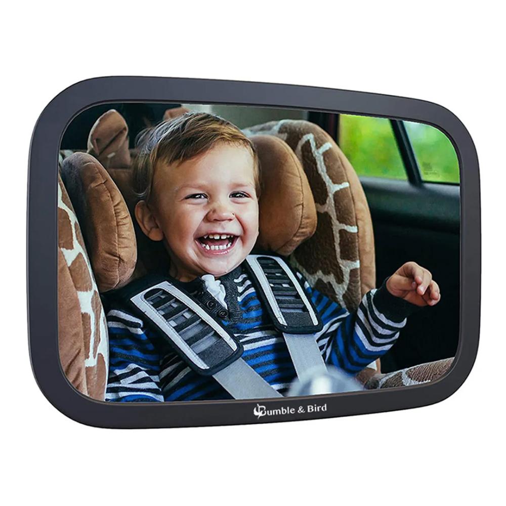 Bumble & Bird Wide-View Back Seat Baby Car Mirror with 360° Swivel