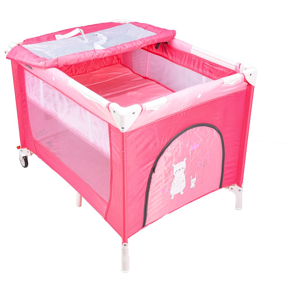 أملا كير - مهد هزّاز للأطفال - زهري