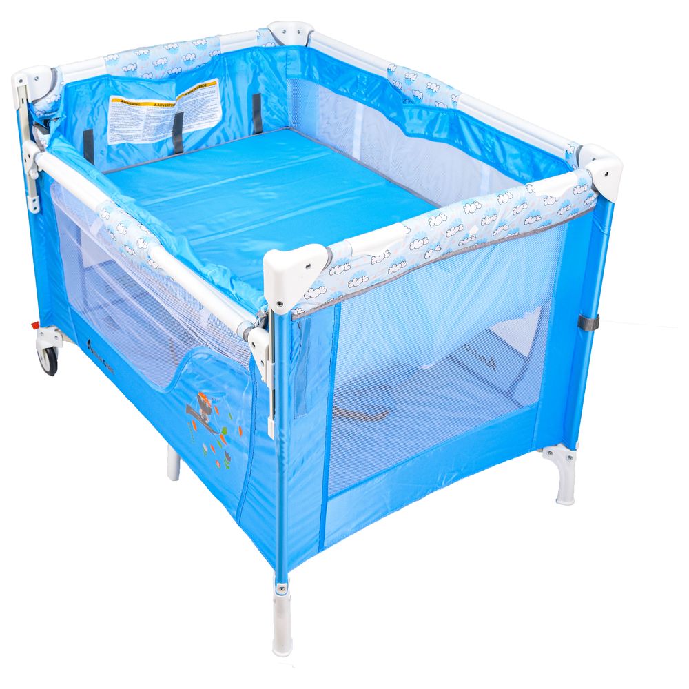 أملا كير - مهد طابقين للأطفال - أزرق