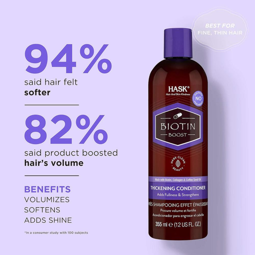 Hask - Biotin Boost Shampoo 355ml & Conditioner 355ml
