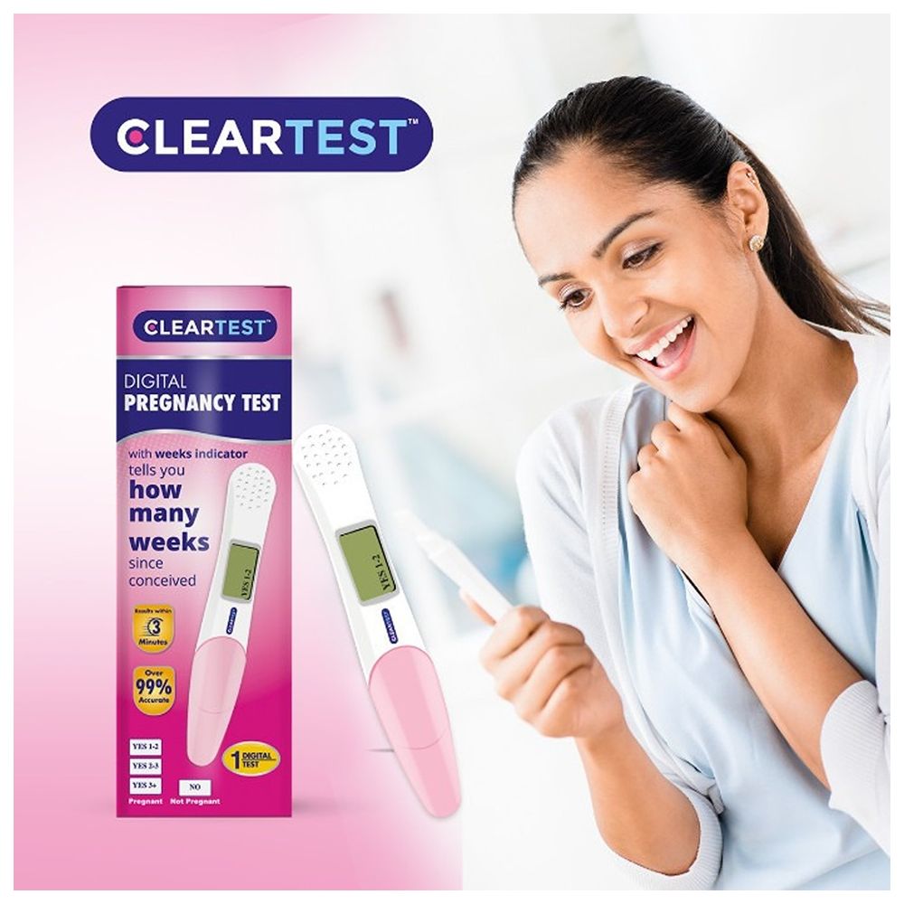 Cleartest - Digital Pregnancy Test With Week Indicator - 1 Pc