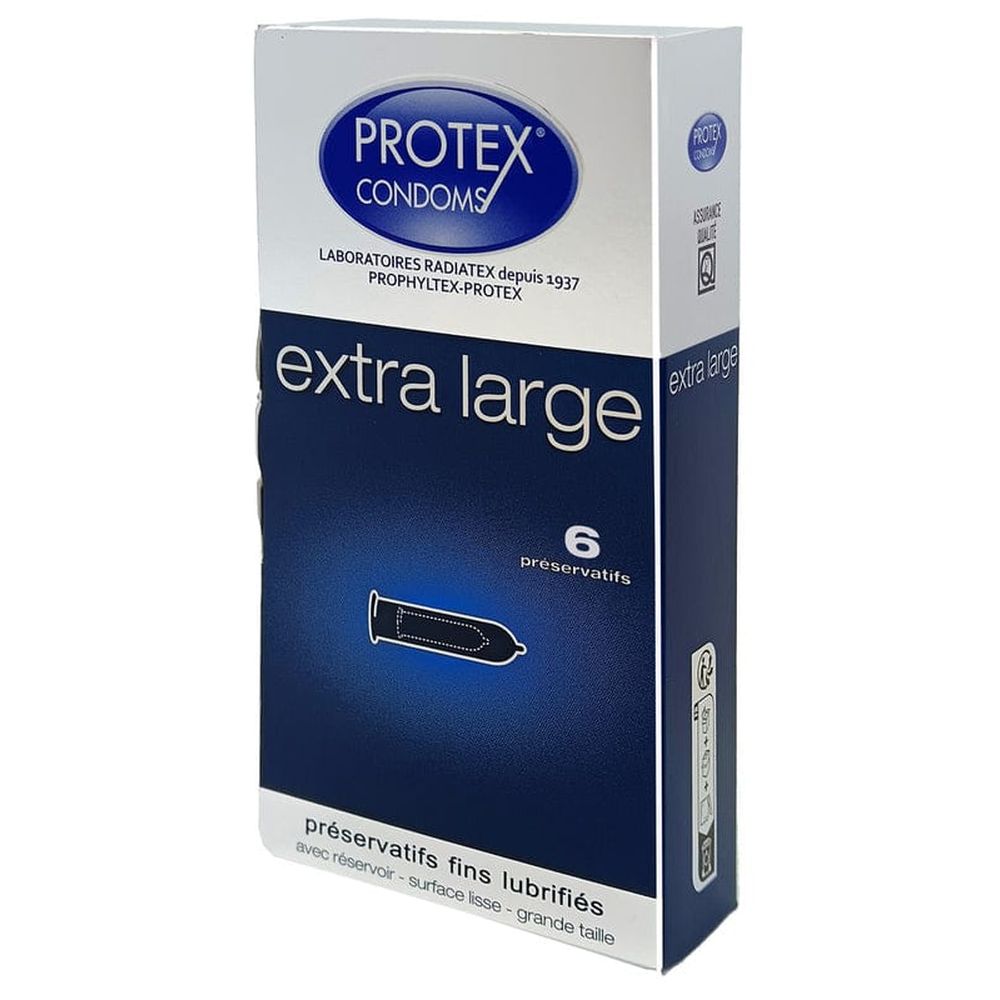 Protex - Extra Large Condoms - 6 Pcs